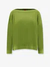 F Cashmere Daisy 1 Cashmere Sweater In Green