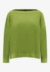 F Cashmere Maglia Daisy 1 In Cashmere In Green