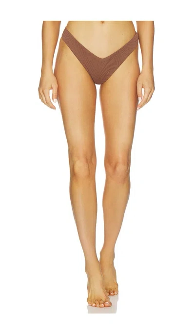 F E L L A Chad Bikini Bottom In Brown