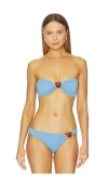 F E L L A Eli Bikini Top In Blue