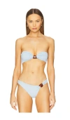 F E L L A Eli Bikini Top In Moonlight