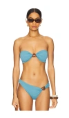 F E L L A Eli Bikini Top In Purple