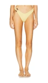 F E L L A Luca Bikini Bottom In Yellow