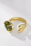 F+h Studios Accord Gemstone Ring In Gold