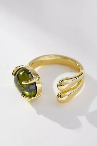 F+h Studios Accord Gemstone Ring In Gold