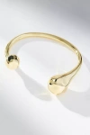 F+h Studios Hammered Wrist Cuff In Gold