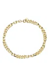 F+h Studios Mixed Up Statement Necklace In Gold In Gold