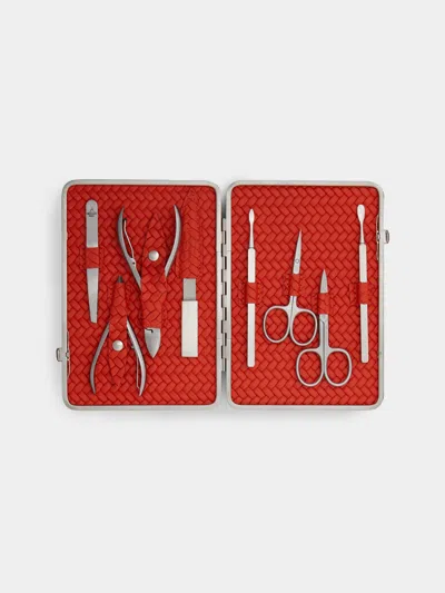 F. Hammann Leather Large Manicure Set  Abask Gift Set