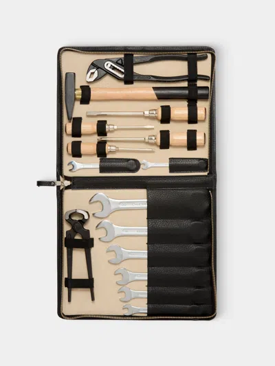 F. Hammann Leather Large Toolkit In Multi