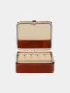 F. Hammann Leather Travel Jewellery Box  Abask Luxury Gift