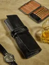 F. Hammann Leather Watch Roll  Abask Luxury Gift