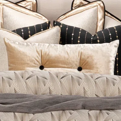 F. Scott Fitzgerald Afternoon Cafe Designer Lumbar Pillow