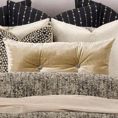 F. Scott Fitzgerald Afternoon Cafe Designer Lumbar Pillow