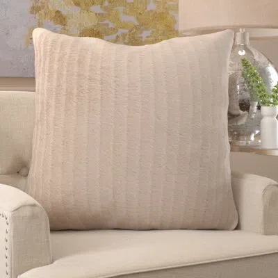 F. Scott Fitzgerald Arm In Arm Faux Fur Throw Pillow In Polyester,polyfill