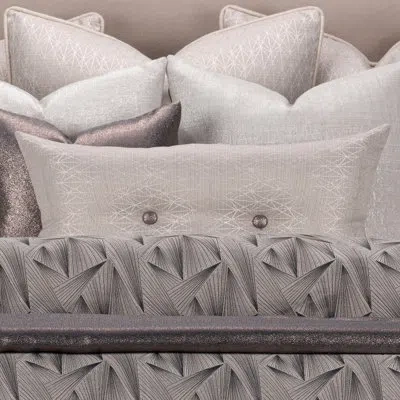 F. Scott Fitzgerald Attraction Designer Geometric Lumbar Pillow