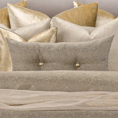 F. Scott Fitzgerald Effervescent Spa Designer Lumbar Pillow