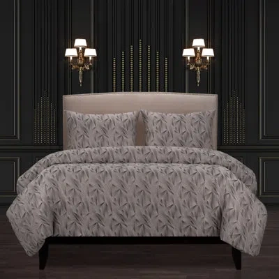 F. Scott Fitzgerald Fine Point Luxury Single Duvet Cover In Dark Gray