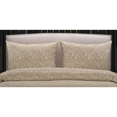 F. Scott Fitzgerald Garden Party Bed Sham In Bronze