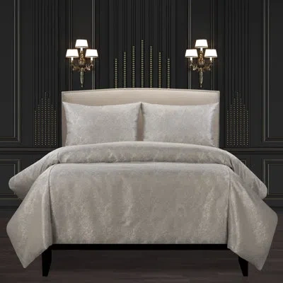 F. Scott Fitzgerald Jazz Club Luxury Single Duvet Cover In Silver