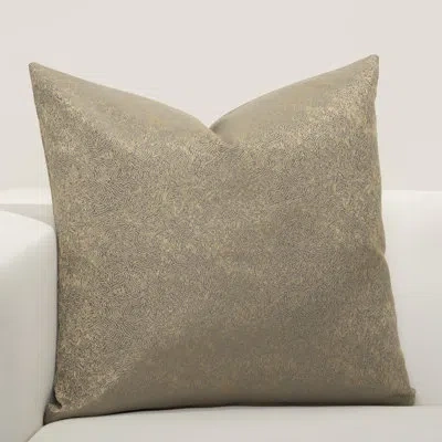 F. Scott Fitzgerald Jazz Club Square Pillow Cover & Insert In Bronze,polyester,polyfill