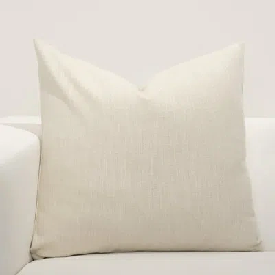 F. Scott Fitzgerald Lumiere Cream Lustrous Throw Pillow In Polyester