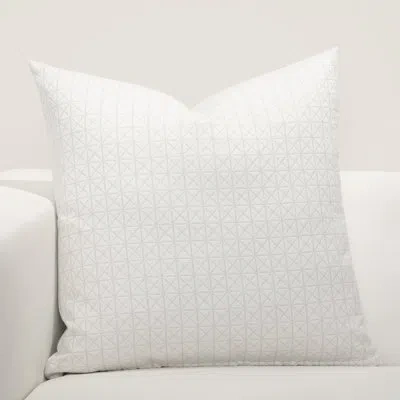 F. Scott Fitzgerald Manuscript Silver Geometric Throw Pillow In Polyester,polyfill