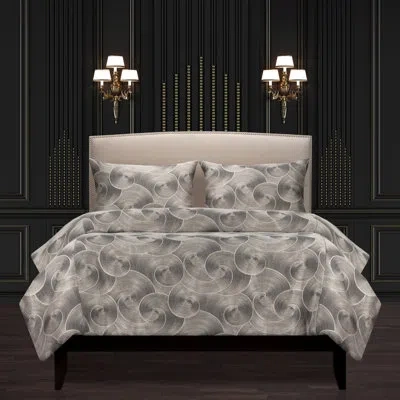 F. Scott Fitzgerald Ocean Crossing Luxury Single Duvet Cover In Gray