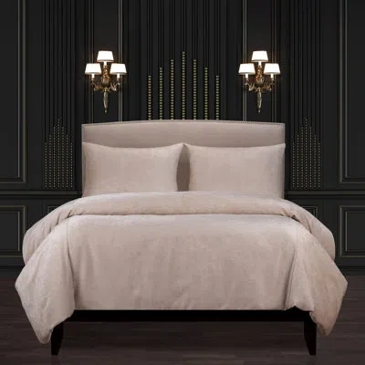 F. Scott Fitzgerald Rhythm And Rhyme Cream Luxury Single Duvet Cover In Beige