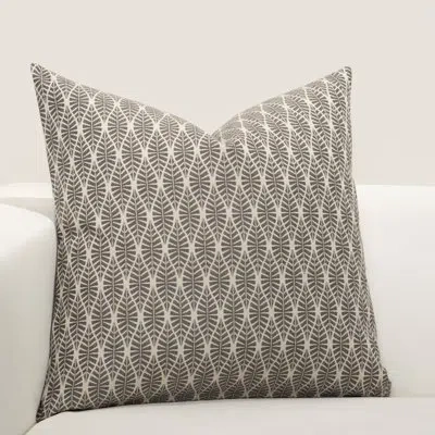 F. Scott Fitzgerald Square Pillow Cover & Insert In Graphite,polyester,polyfill