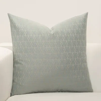 F. Scott Fitzgerald Star Attraction Metallic Geometric Throw Pillow In Blue,polyester,polyfill