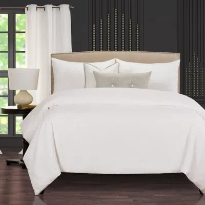 F. Scott Fitzgerald White Farmhouse 5 Piece Duvet Cover & Insert Set
