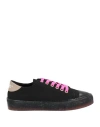 F Wd F_wd Woman Sneakers Black Size 6 Textile Fibers