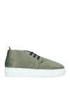 F Wd F_wd Woman Sneakers Military Green Size 5 Textile Fibers In Green