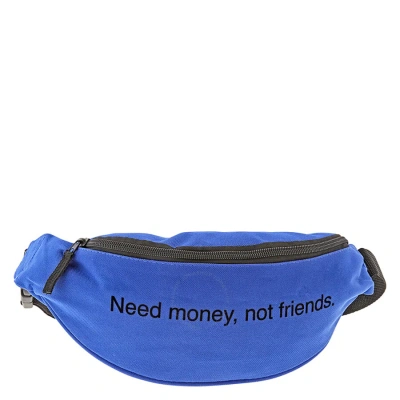 Famt F.a.m.t. Men's "need Money" Royal Belt Bag