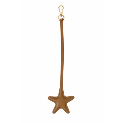 F3rog By Rana Tobacco Brown Starfish Keychain