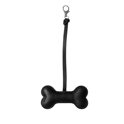 F3rog By Rana Women's Black Dog Bone Keychain