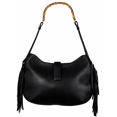 F3rog By Rana Women's Black Maxi Gordon Bag