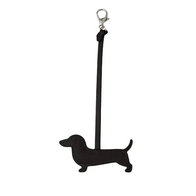 F3rog By Rana Women's Black Sausage Dog Keychain