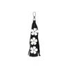 F3rog By Rana Women's Black / White Black & White Triple Flower Keychain In Multi