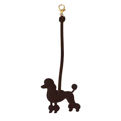 F3rog By Rana Women's Brown Poodle Dog Keychain
