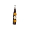 F3rog By Rana Women's Brown / Yellow / White Brown, Yellow & White Triple Flower Keychain In Brown