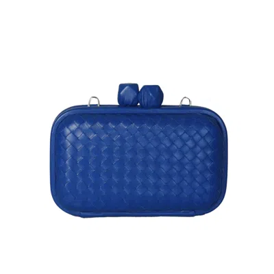 F3rog By Rana Women's Cobalt Blue Woven Crossbody Kukki Clutch