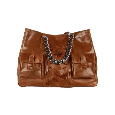 F3rog By Rana Women's Cognac Brown Leila Bag