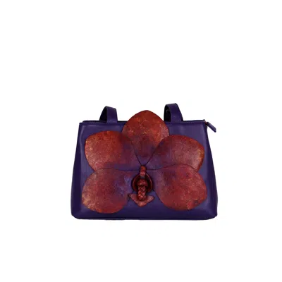 F3rog By Rana Women's Purple / Pink Purple & Pink Orchid Shoulder Bag In Multi