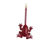 F3rog By Rana Women's Red Burgundy Frog Keychain In Red