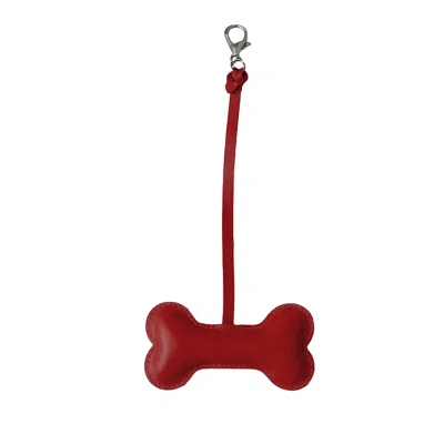 F3rog By Rana Women's Red Dog Bone Keychain