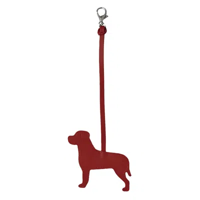 F3rog By Rana Women's Red Rottweiler Dog Keychain