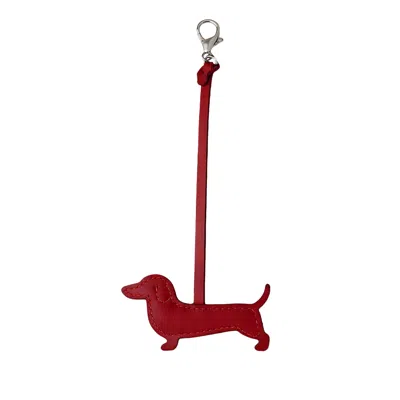 F3rog By Rana Women's Red Sausage Dog Keychain