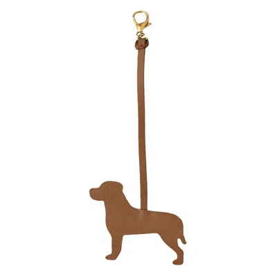 F3rog By Rana Women's Tobacco Brown Rottweiler Dog Keychain