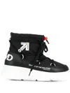 F_wd Logo Snow Boots In 黑色